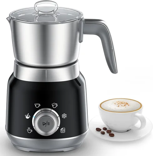 Miniatura 8 de Espumador de leche de mano con batería, espumador eléctrico con varilla de espuma, mezclador de bebidas con batidor de acero inoxidable para café