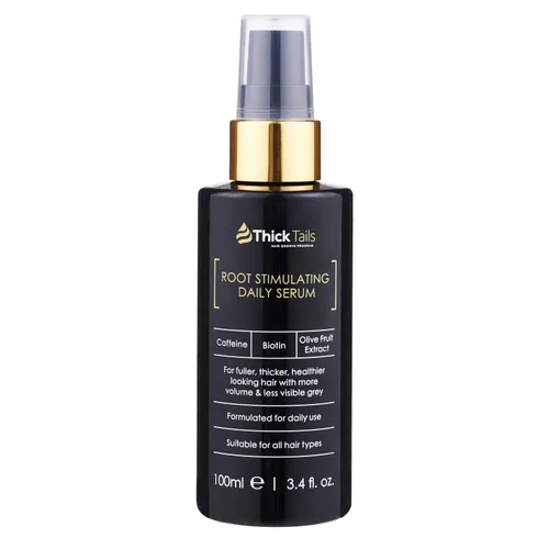 Miniatura 10 de ThickTails Suero de crecimiento del cabello para hombres para adelgazar el cabello Suero sin enjuague para raíces y cuero cabelludo con cafeína