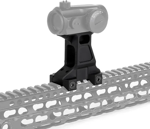 Miniatura 5 de Soporte elevador de metal para telescopio T1 T2 de altura para riel Picatinny de 0.787 in