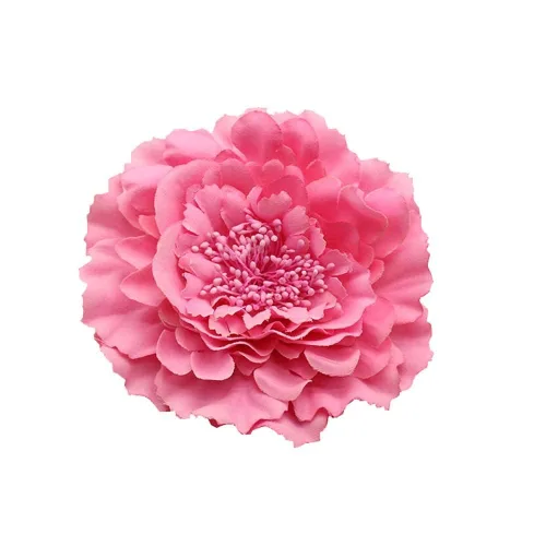 Miniatura 15 de Broche de flores de peonía bohemio para mujer, broche de flores para viajes, fiestas, festivales PF-11 (negro) (paquete de 1)