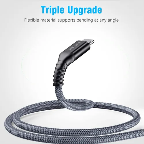 Miniatura 8 de Cable USB A a USB C de 10 pies, cable de carga tipo C de carga rápida de 10 pies, paquete de 2 para Samsung Galaxy S26/S25