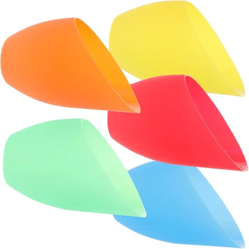 SEWACC 5 piezas de repuesto de pantalla de plástico de herradura colorida para decoración diseño llamativo para sala de estar, dormitorio,