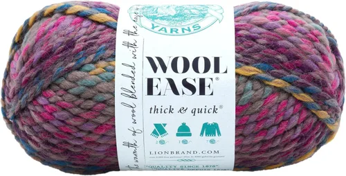 Miniatura 86 de Lion Brand Yarn - Ovillo de lana Wool-Ease Thick & Quick color fuerza aérea