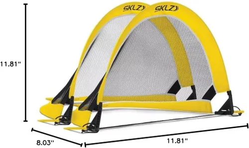 Miniatura 8 de SKLZ Playmaker - Juego de portería desplegable portátil para entrenamiento y juegos de recolección (incluye 2 goles)