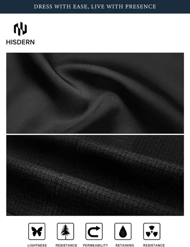 Miniatura 7 de HISDERN Vest 101 - Chaleco de traje ajustado para hombre con 3 bolsillos para negocios, formal, boda, baile de graduación y esmoquin casual