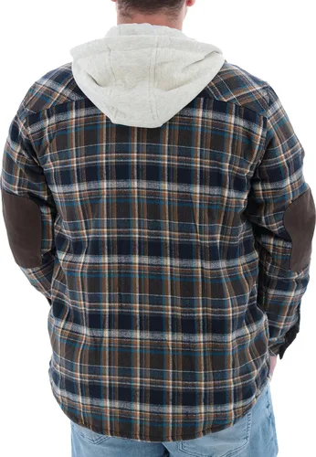 Miniatura 2 de Legendary Whitetails Men's Camp Night Berber Lined Hooded Flannel Shirt Jacket