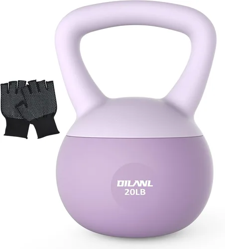 Miniatura 10 de Soft Kettlebell, Safe Strength Training Kettle bell, Cushioned Impact-Resistant Base and Anti-Slip Grip Weight, Kettlebells Set for Home Workouts