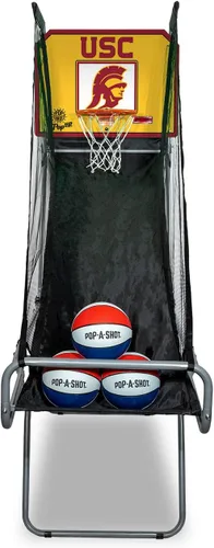 Miniatura 29 de Pop-A-Shot - Tailgate Game with NCAA Graphics l Arcade Basketball Inside, Out, and On The Go Infrared Sensor Scoring 3 Balls Foldable