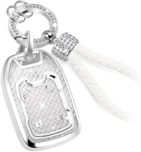 Miniatura 47 de para Buick - Funda para llavero con llavero de cuerda trenzada metálica anti-pérdida mejorada, carcasa suave de TPU exquisita para Avenir Envision