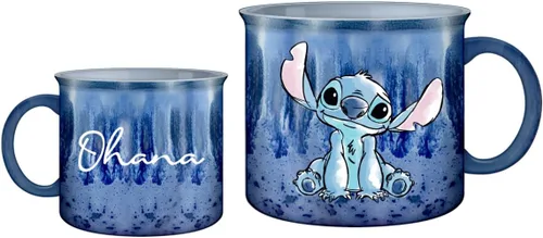 Miniatura 8 de Taza de Campista de Cerámica con Esmalte Reactivo Silver Buffalo Winnie the Pooh con Piglet, Tigger y Eeyore, 20 Onzas Grupo Winnie the Pooh