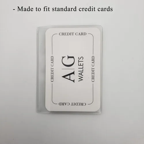 Miniatura 4 de Juego de 2 insertos transparentes de alta calidad para cartera de AG Wallets, Trifold, Billetera triple