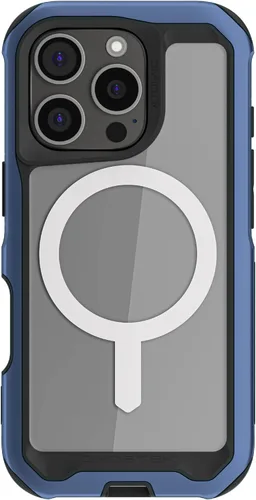 Miniatura 11 de Ghostek Atomic Slim - Funda protectora para iPhone 15 Pro Max, compatible con accesorios MagSafe, marco de metal de aluminio, funda de teléfono