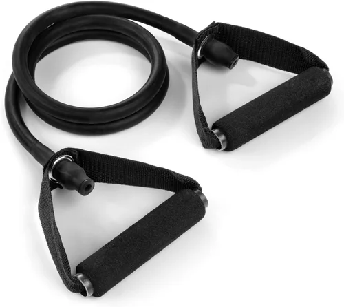 Miniatura 7 de Champion Sports Bandas de tubo de resistencia para hombres y mujeres, extra ligeras a súper resistentes - Banda de fitness duradera para Amarillo
