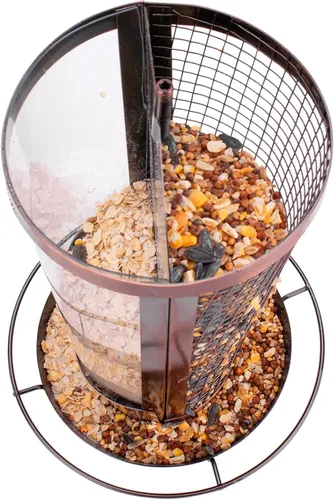 Miniatura 4 de Bliss Hammocks BBF-131 - Comedero para pájaros 2 en 1, cobre antiguo