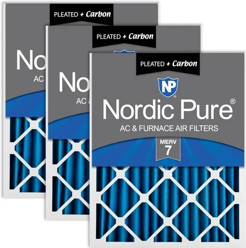 Miniatura 15 de Nordic Pure Filtros de aire plisados MERV 12 de 24 x 24 x 2 (tamaño real: 23 3/8 x 23 3/8 x 1 3/4)