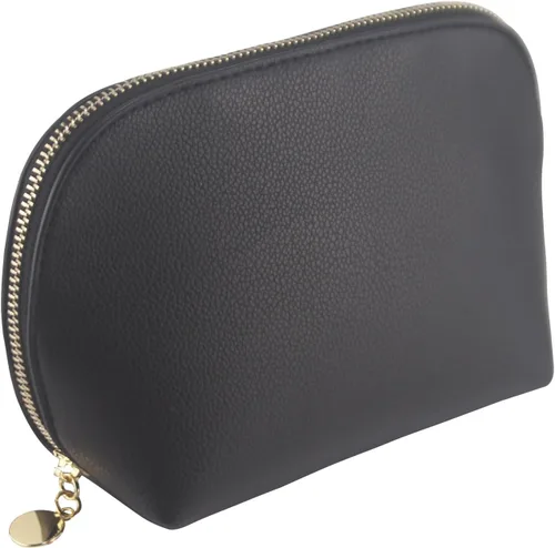 Miniatura 9 de Bolsa Pequeña de Maquillaje para Bolso Bolsa de Cosméticos Portátil Impermeable para Viaje Bolso de Maquillaje para Mujeres, Negro