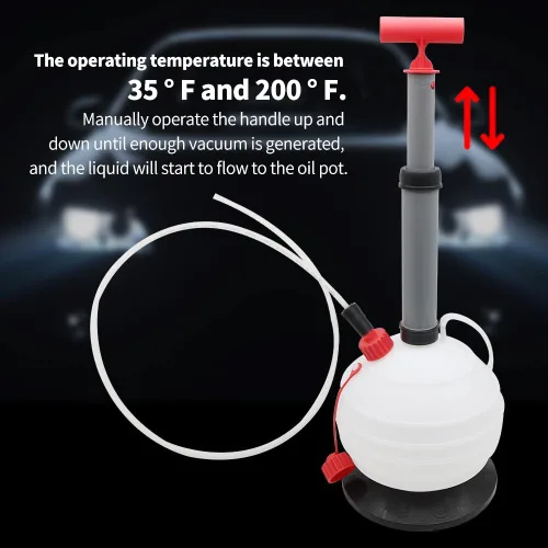 Miniatura 3 de Extractor de aceite para barcos cambio de aceite, extractor de aceite al vacío 6L, máquina extractora de aceite, bomba extractora de líquidos