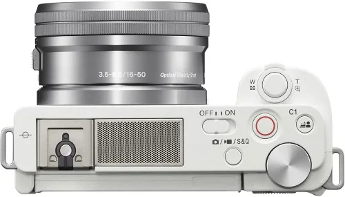 Miniatura 6 de Sony Cámara sin espejo ZV-E10 con lente de 0.630-1.969 in (blanco) (ILCZV-E10L/W) + lente Sony FE PZ de 1.102-5.315 in (SELP28135G) + tarjeta de 64