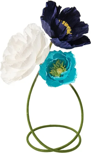 3 piezas de decoración de flores de papel grandes de 16/12 pulgadas para fiestas, decoración de boda, pared de fondo, decoración de habitación del