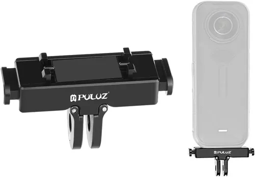Miniatura 11 de PULUZ Soporte de manubrio para cámara de bicicleta para GoPro Hero 12/11/10/9/8/7/6, Clip de montaje para bicicleta y motocicleta, soporte