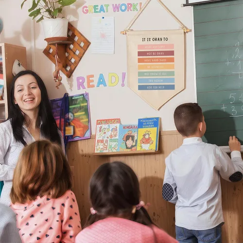 Miniatura 2 de Está Bien Cometer Errores - Banner de Educación en Salud Mental - Lona de Afirmaciones Positivas y Citas Decorativas para Maestros, Niños