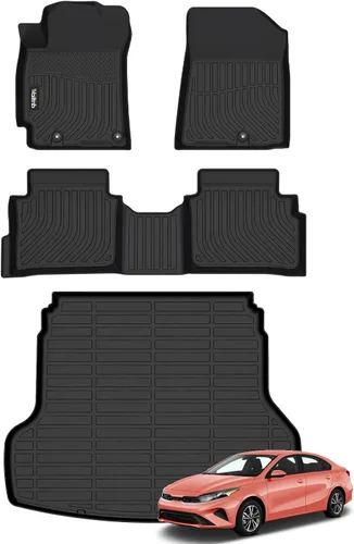 Miniatura 33 de Tapetes de piso para todo clima y forro de carga con respaldo para Chevrolet Suburban de 7 asientos 2021-2025 / GMC Yukon XL de 7 asientos