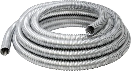 Maxxima 1/2 pulg. x 25 pies Conducto flexible de acero galvanizado, Greenfield Electrical, rollo de 25 pies