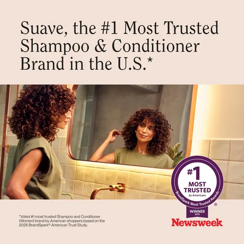 Miniatura 8 de Suave Champú y acondicionador 2 en 1 con infusión micelar, limpieza y acondicionador para todo tipo de cabello, 28 onzas, paquete de 4