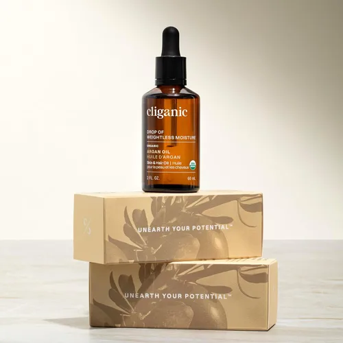 Miniatura 7 de Aceite de argán orgánico Cliganic 16 oz con bomba, 100% puro A granel para cabello, cara y piel (el empaque puede variar)