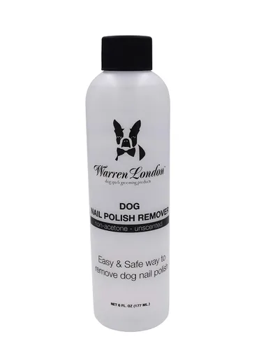 Warren London - Removedor de esmalte de uñas para perros | Fórmula sin acetona | Uso con bolígrafos de esmalte Pawdicure y otros esmaltes de uñas