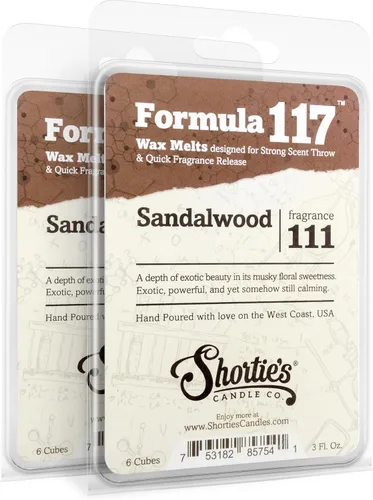 Miniatura 7 de Shortie's Candle Company Cedar Ridge - Paquete múltiple de cera para derretir – 2 barras altamente perfumadas de 3 onzas (6 onzas en total) – Hecho
