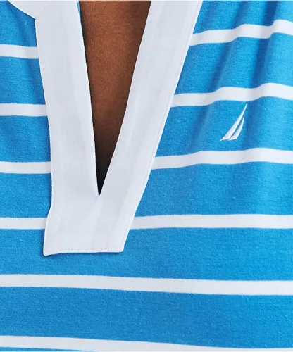 Miniatura 7 de Nautica Vestido polo de algodón elástico sin mangas con cuello en V para mujer