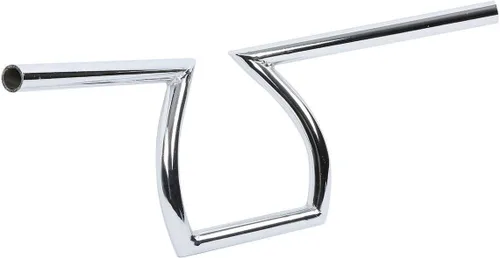 Miniatura 2 de TCMT Manillar de Arrastre Cromado Compatible con Todas las Motocicletas de Barra Z de 1 Pulgada Honda Yamaha Suzuki Kawasaki Triumph BSA Indian
