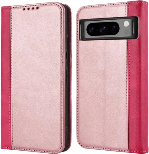 Miniatura 31 de Havaya Funda tipo cartera para Google Pixel 6 Pro con tarjetero para Pixel 6 Pro 5G, funda abatible con ranuras para tarjetas de crédito, piel