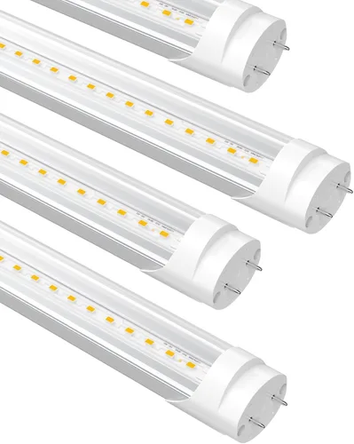 Miniatura 9 de Bombillas fluorescentes de recambio de 4 pies, bombillas LED T8 de 4 pies tipo A+B, 24W (equivalente a 65W) 3200LM, 3000K blanco cálido, tubo de 48