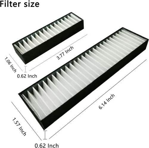 Miniatura 6 de Filtro de repuesto para proyector, compatible con proyector OPTOMA EH320UST, EH319UST, EH319USTi, EH320UST, EH320USTi.
