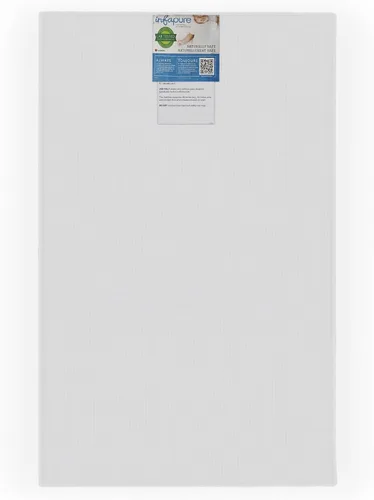 Miniatura 3 de Foundations Infapure - Colchón de espuma para cuna, de 2 pulgadas, ligero e hipoalergénico, para usar con cunas mini, portátiles y compactas, hecho