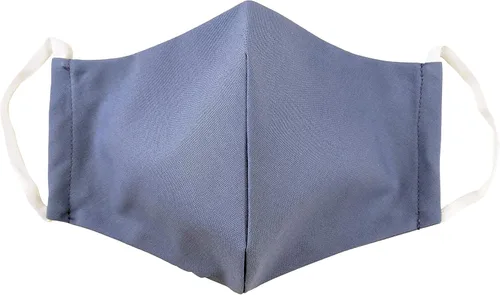 Miniatura 4 de Avery Hill Tapabocas en tela de algodón, lavable, reutilizable, protección contra el polvo y polución, Fishbone Turquesa Bronceado
