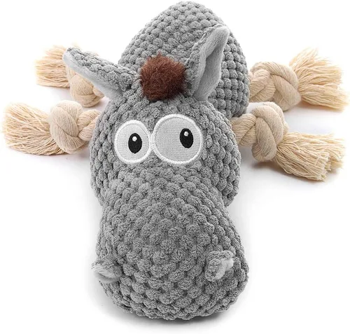 Miniatura 10 de Sedioso Juguetes para perros, juguete de peluche para perros para razas grandes, bonitos juguetes chirriantes para perros con papel arrugado