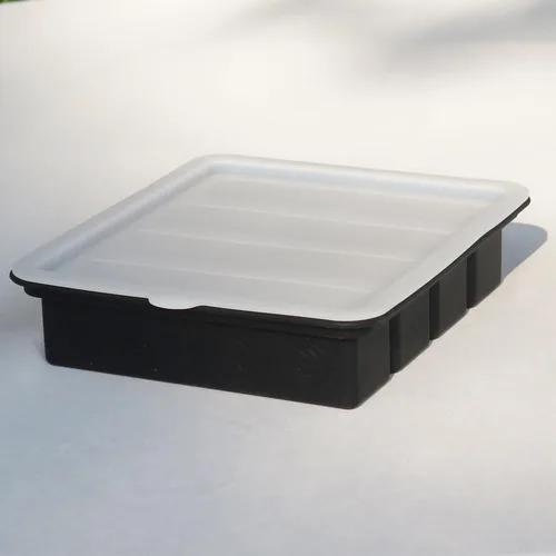 Miniatura 4 de Molde de silicona para mantequilla con tapa, bandeja de mantequilla antiadherente para hacer 4 palitos de mantequilla, formas de recipiente
