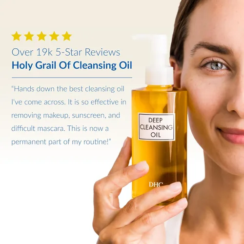 Miniatura 4 de DHC Aceite de Limpieza Profunda y Tamaño de Viaje, Aceite Limpiador Facial, Desmaquillante, Limpia sin Obstruir los Poros, Libre de Residuos, Sin