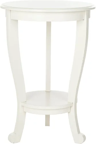 Miniatura 9 de SAFAVIEH Furniture - Mesa de pedestal Mary - Cereza oscura - Madera maciza - Diseño de pedestal de granja - Ideal para sala de estar, entrada