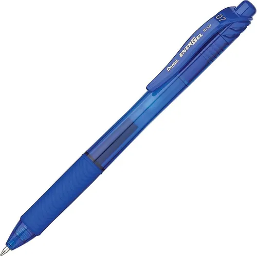 Miniatura 5 de Pentel BL107C EnerGel X - Bolígrafo retráctil de gel retráctil, tinta azul, tamaño mediano, docena (BL107-C)