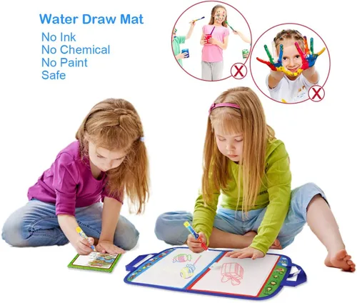 Miniatura 6 de Alfombrilla de dibujo portátil para dibujar con bolígrafo, juguete educativo de pintura para niños pequeños