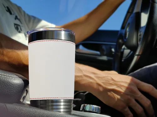 Miniatura 3 de LaserGram Vaso aislado al vacío de 20 onzas, Disc Golf, grabado personalizado incluido (piel sintética, estilo béisbol)