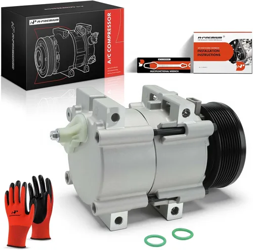 Miniatura 10 de A-Premium Compresor A/C con embrague compatible con Ford Excursion 7.3L 2000-2003
