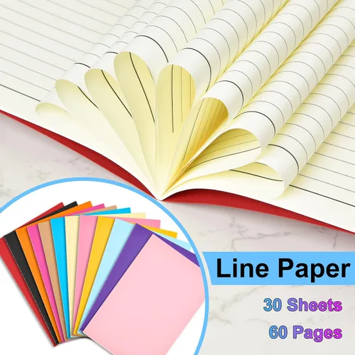 Miniatura 4 de Coopay Paquete de 12 cuadernos coloridos a granel, tamaño A5, juego de viaje rayado, bloc de notas, planificador de escritura, cuaderno de bocetos