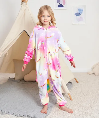 Miniatura 4 de Pijama de una pieza de unicornio para niños, disfraz de Halloween