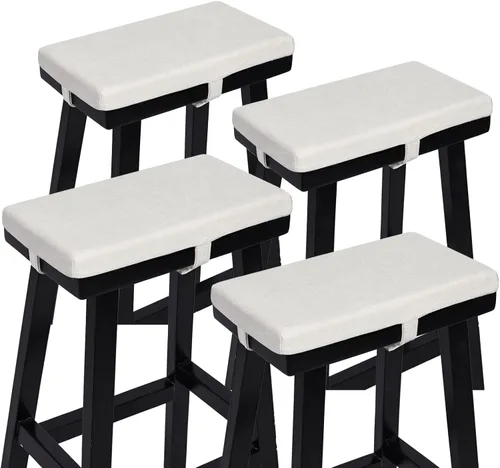 Miniatura 16 de baibu Cojín rectangular de espuma viscoelástica, diseño de doble capa, antideslizante, con funda lavable a máquina, solo 1 almohadilla