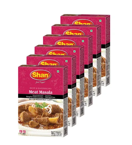 Miniatura 327 de Shan Korma Recipe and Seasoning Mix 1.76 oz (50g) - Spice Powder for Traditional Meat in Yogurt Sauce - Suitable for Vegetarians - Airtight Bag in a
